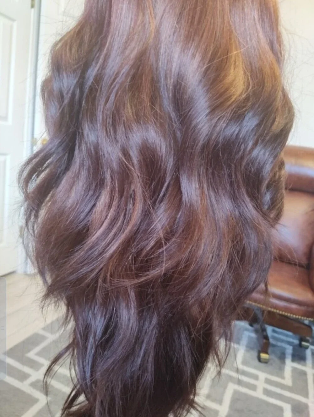 Outre Perfect Jaanay St Auburn Brown Ombre Glueless Synthetic Wig Free Parting